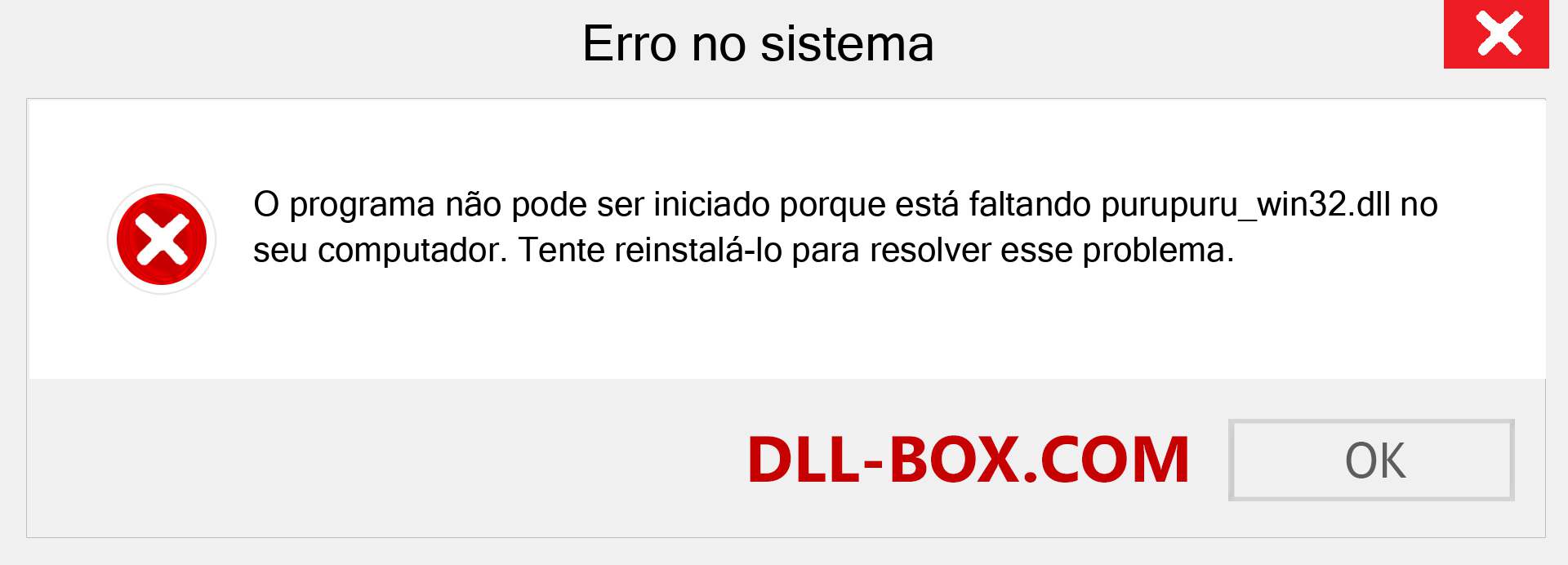 Arquivo purupuru_win32.dll ausente ?. Download para Windows 7, 8, 10 - Correção de erro ausente purupuru_win32 dll no Windows, fotos, imagens